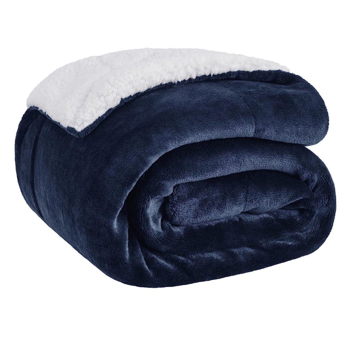 CloudNest Reversible Sherpa Fleece Blanket for Sofa and Bed