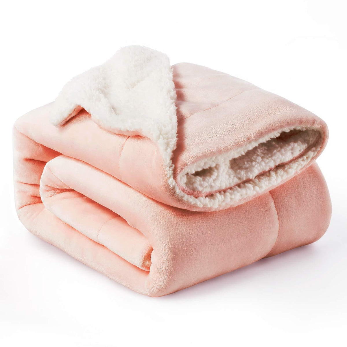 CloudNest Reversible Sherpa Fleece Blanket for Sofa and Bed