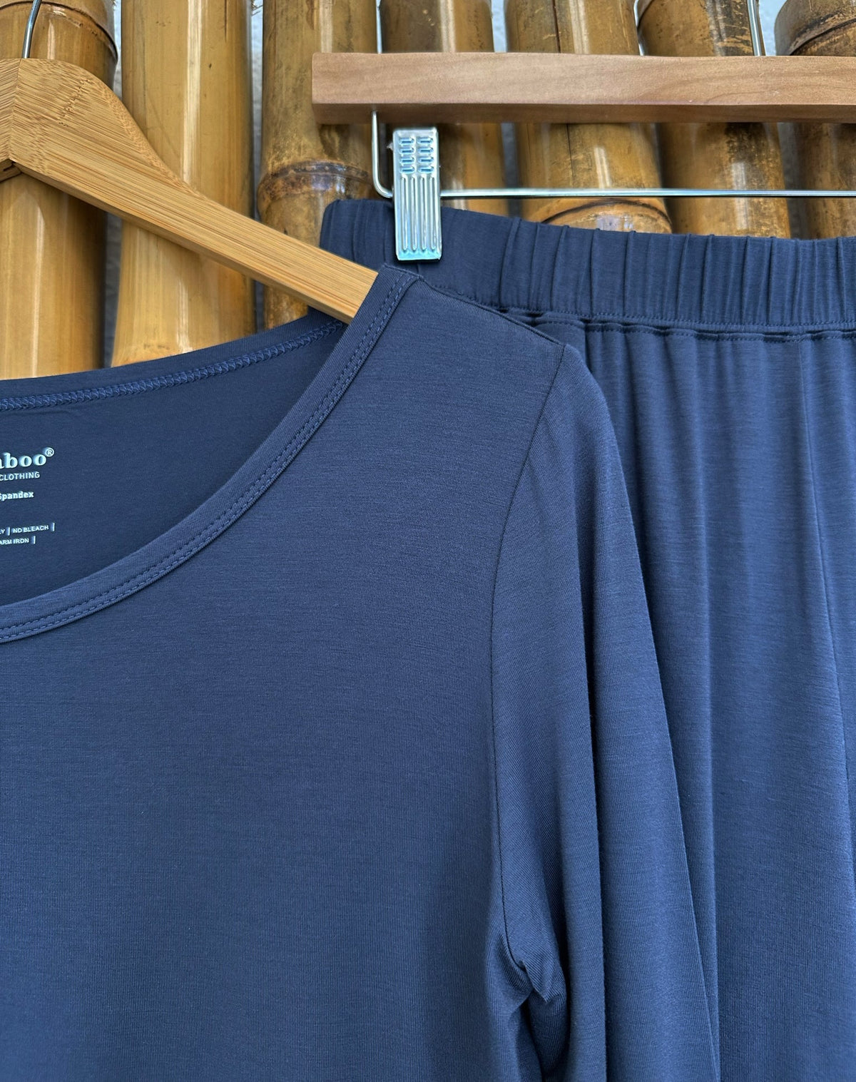 Mila Silky Bamboo Set for Lounging with Pockets