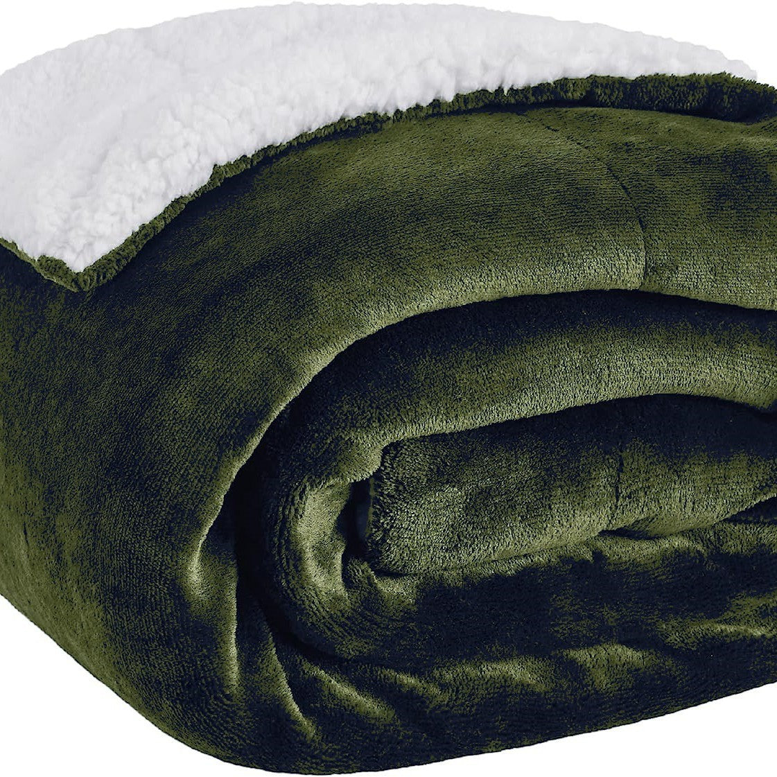 CloudNest Reversible Sherpa Fleece Blanket for Sofa and Bed