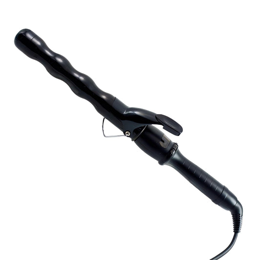 JINDIN Bubble Curling Wand 1.25 inch 32mm Beach Wave Curler with LCD Display Ceramic Crimping Iron for Long Hair