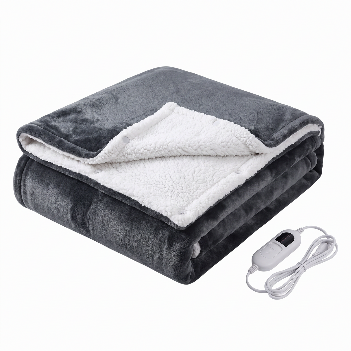 Ember heated wearable blanket, white background