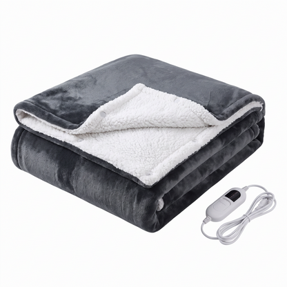 Ember heated wearable blanket, white background