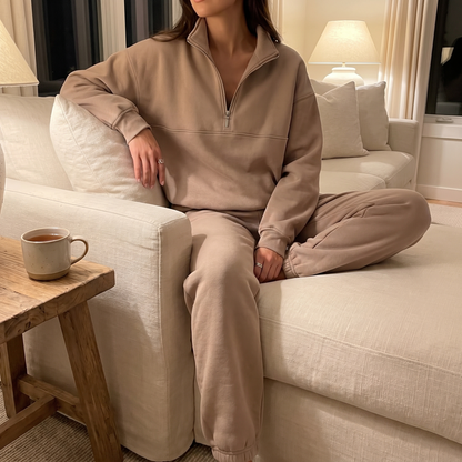 Harper Half Zip Lounge Set lifestyle photo 2