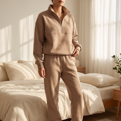 Harper Half Zip Lounge Set lifestyle photo 1