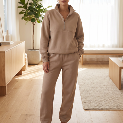 Harper Half Zip Lounge Set lifestyle photo 4