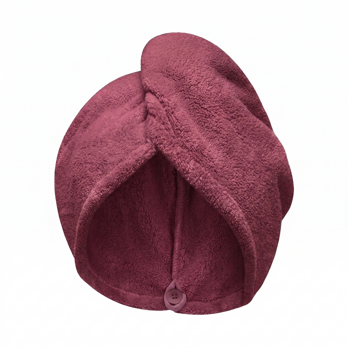 AuraWrap Quick Dry Microfiber Hair Towel in Plum