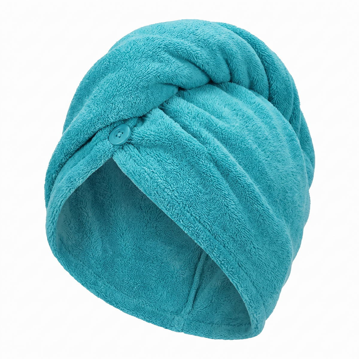 AuraWrap Quick Dry Microfiber Hair Towel in Turquoise