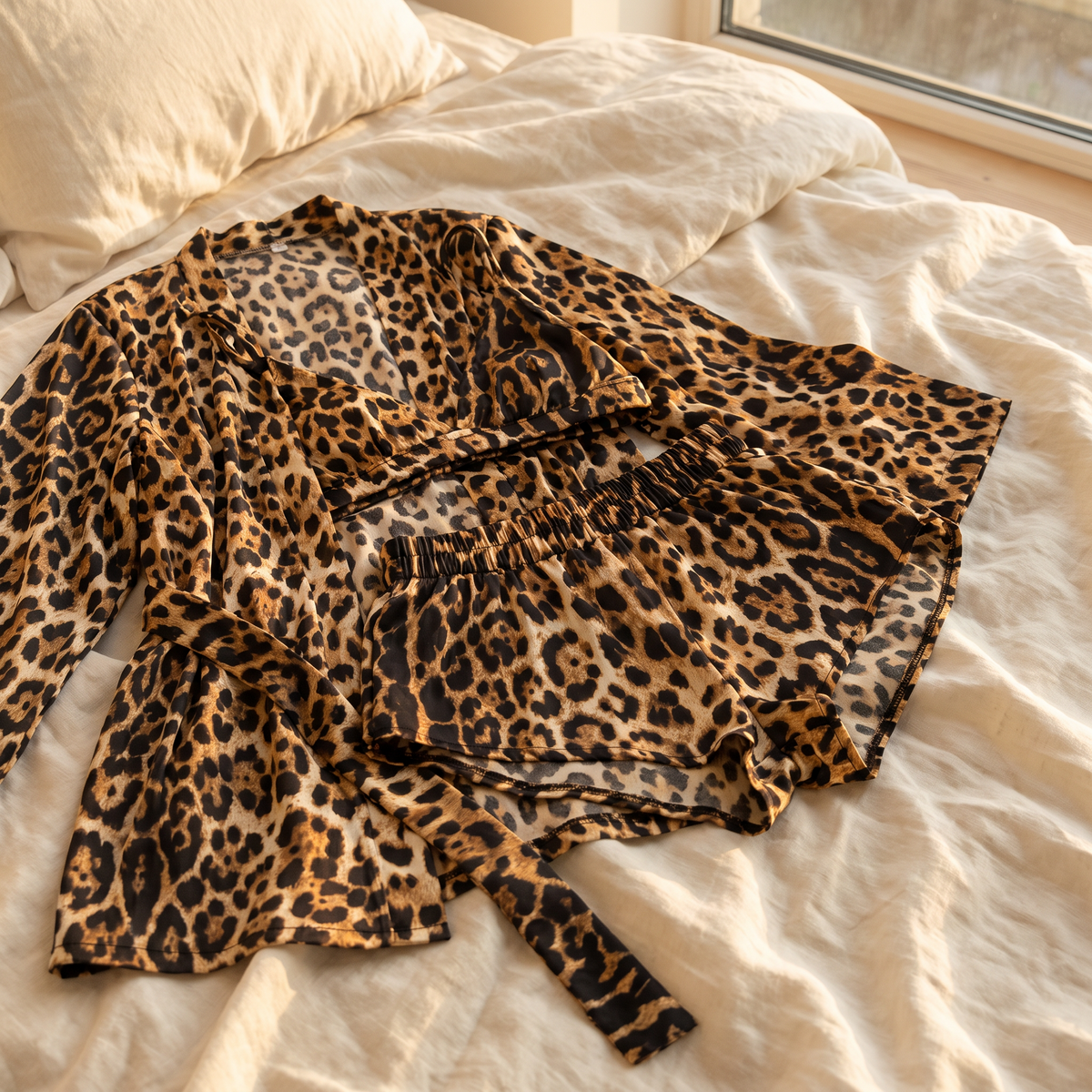 Sienna Leopard Print 3 Piece Lounge Set lifestyle photo 3