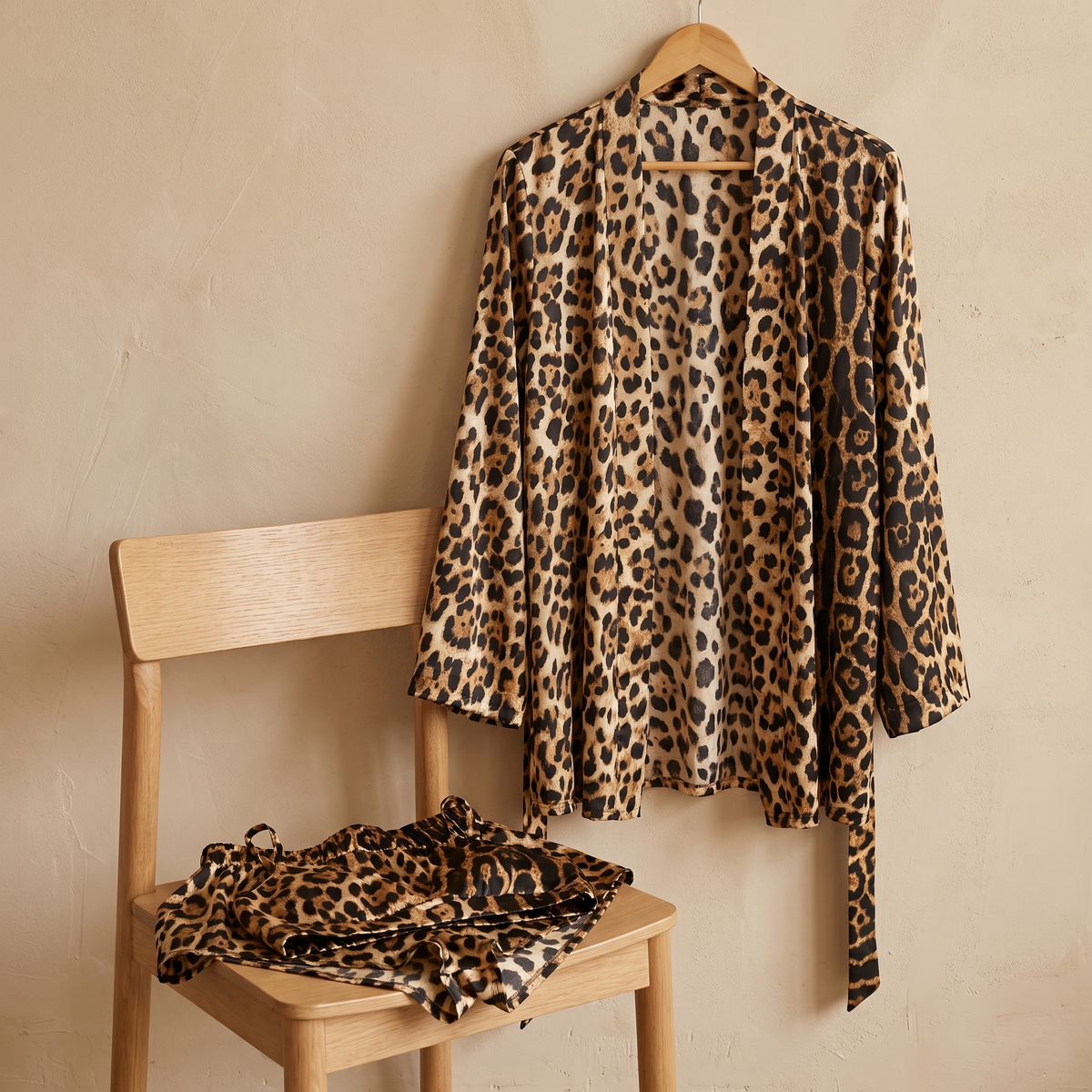 Sienna Leopard Print 3 Piece Lounge Set lifestyle photo 2